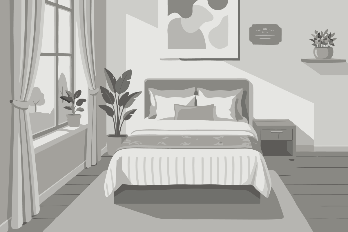 Chambre Double Standard avec Salle de Bains Commune